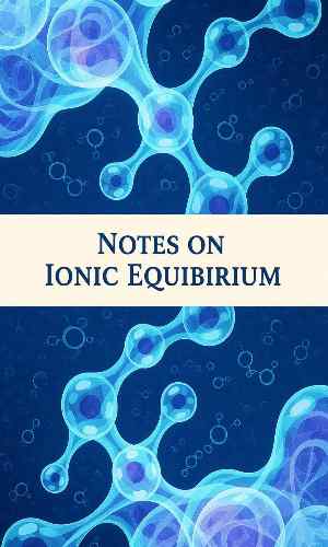 Ionic equilibrium - Chemistry