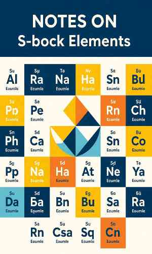 S Block elements