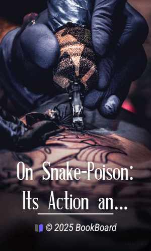 On Snake-Poison: Its Action and Its Antidote by A. Mueller