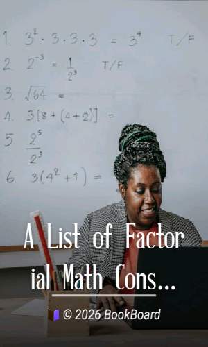 A List of Factorial Math Constants by Unknown